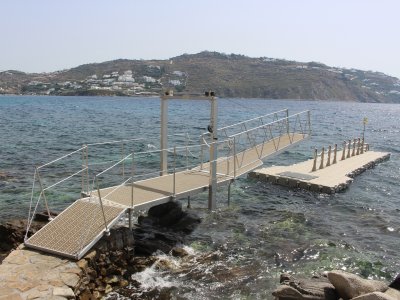 Floating dock, private project, Ornos 3