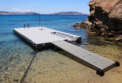 Floating dock, private project, Agios Stefanos - 3
