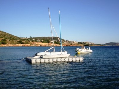 Floating dock, private project, Saronida