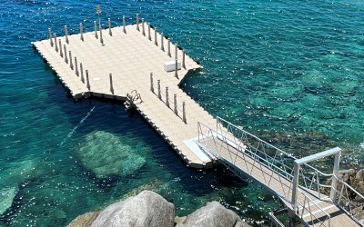 Πλωτή εξέδρα για ιδιώτη, Άγιος Λάζαρος