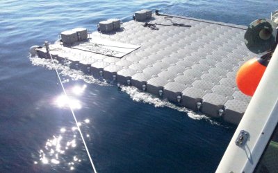 Πλωτή εξέδρα για MLS