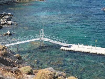 Floating dock, private project, Kalo Livadi