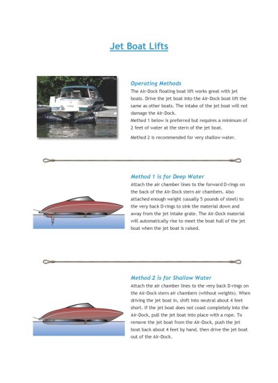 Air-Dock boatlifts - Operation - 9