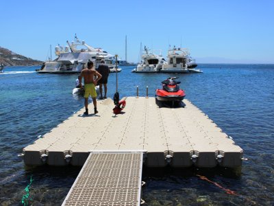 Floating dock, private project, Ornos 4