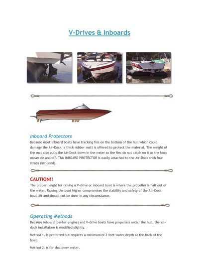 Air-Dock boatlifts - Operation - 4