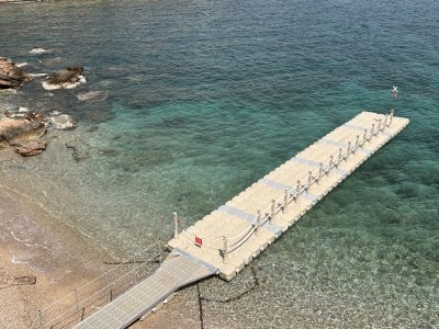 Floating dock for Island Athens Riviera